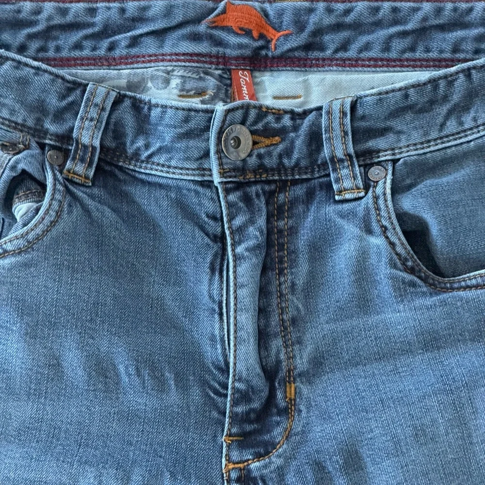 Tommy Bahama Sand Drifter Authentic Straight‎ Leg Stretch Jeans Mens 32x33 Blue